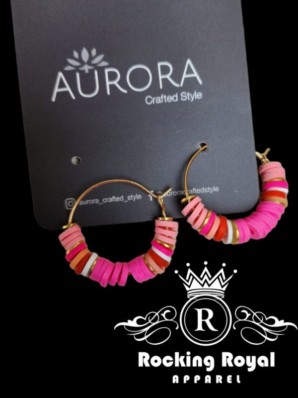 Aurora Happy Hoops - Pink Candy Gold