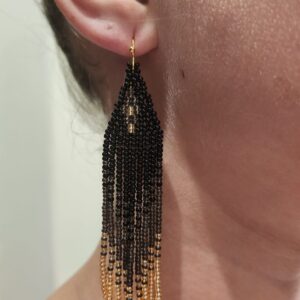 Aurora Dusk to Dawn - Ombre Tassel Earrings - Image 2