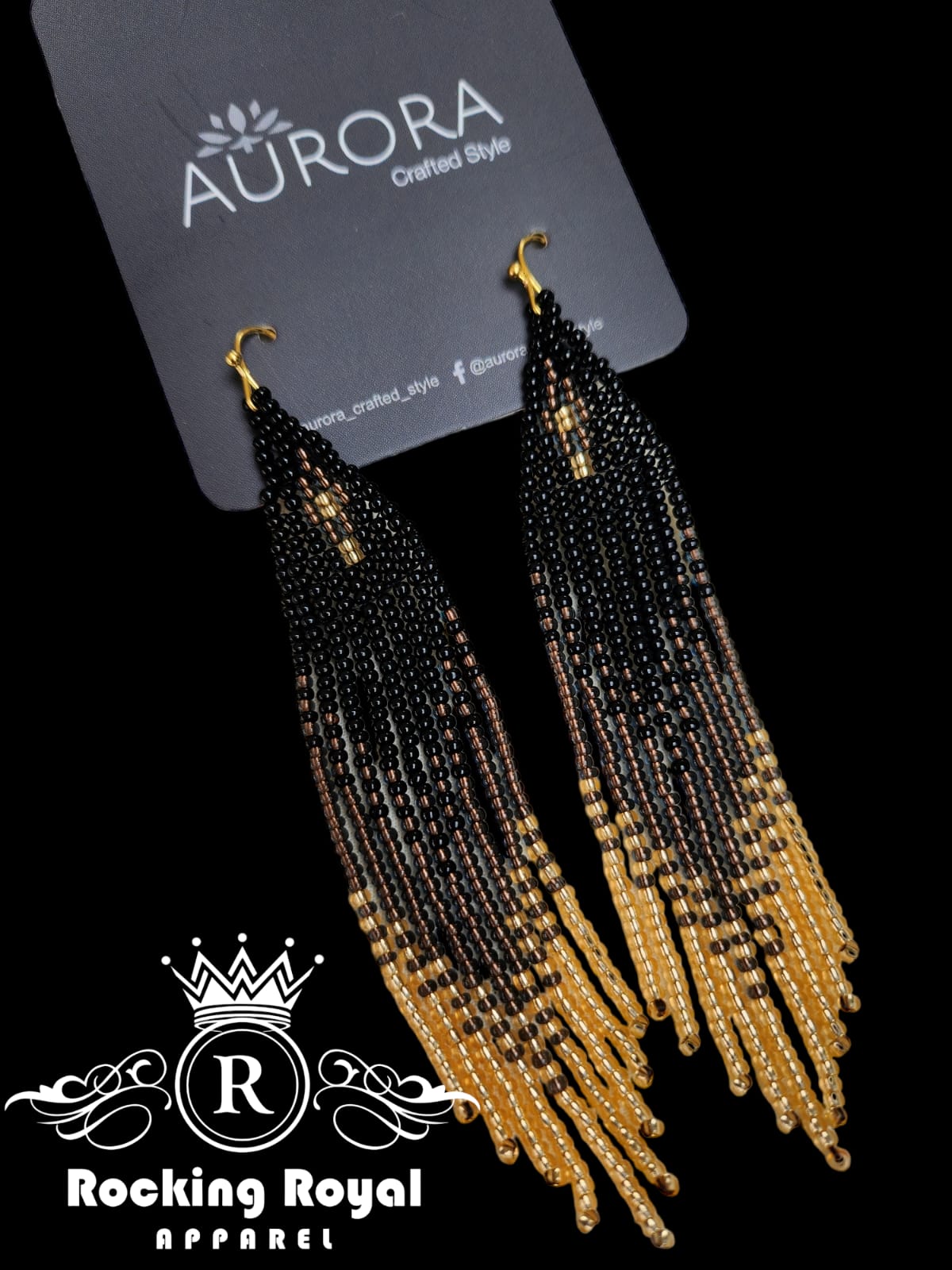 Aurora Dusk to Dawn - Ombre Tassel Earrings - Image 1