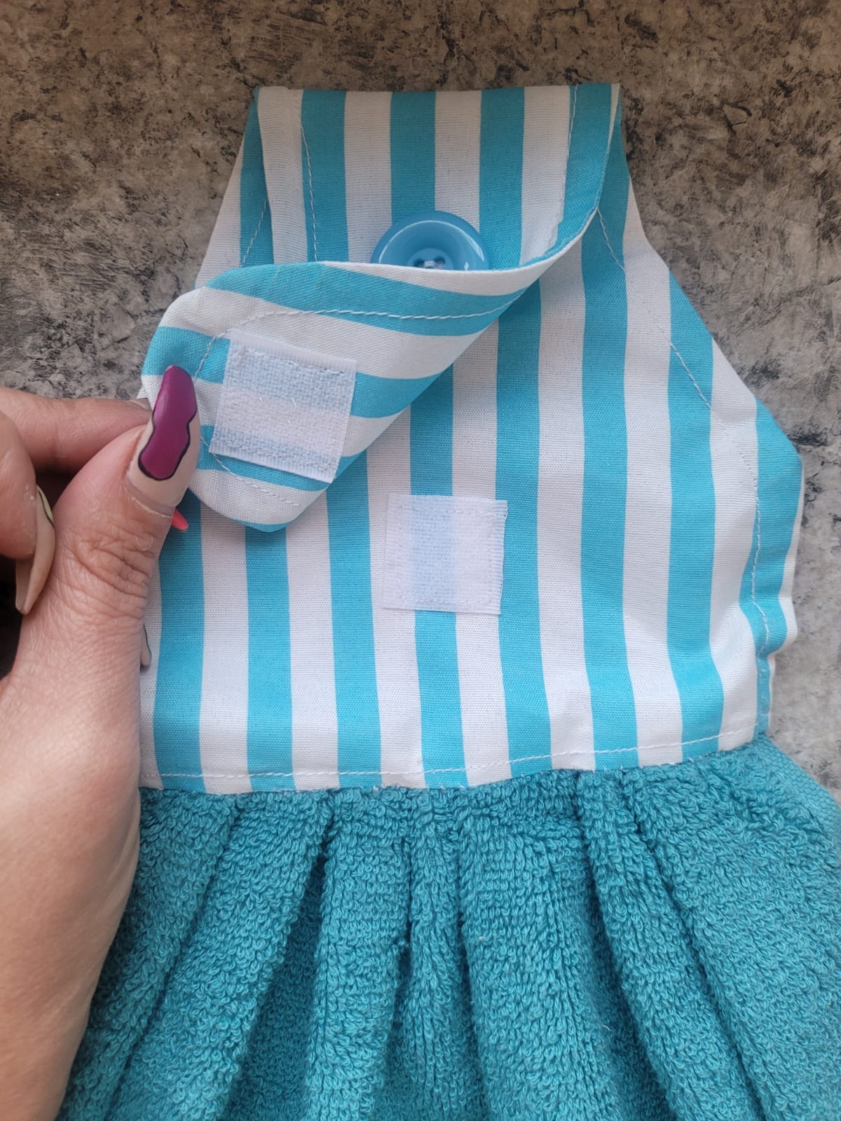Gym Hanging Tie Towels- Teal Sweat is Fat Crying - Image 2