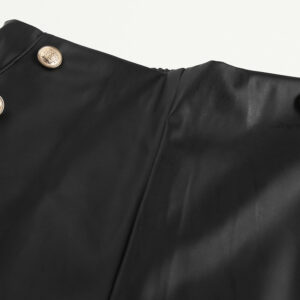 PU Leather Pants with Pockets - Image 5