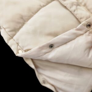 Cream Puffer Coat - Image 8