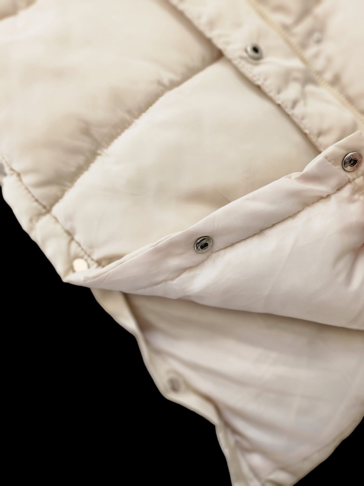 Cream Puffer Coat - Image 8