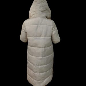 Cream Puffer Coat - Image 2