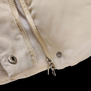 Cream Puffer Coat - Image 7